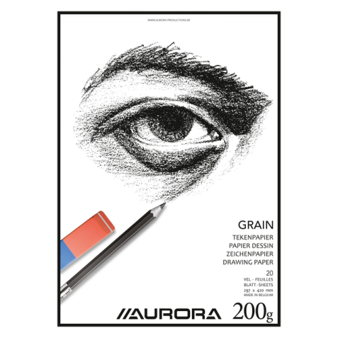 Bloc à dessin Aurora A3 20 pages 200g