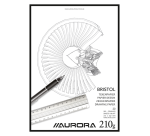 Tekenblok Aurora A4 20 vel 210 gram Bristol papier