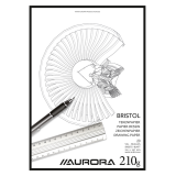 Bloc à dessin Aurora A4 20 feuilles 210g papier Bristol