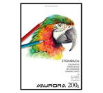 Bloc à dessin Aurora A4 20 feuilles 200g papier Steinbach
