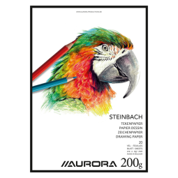 Tekenblok Aurora A4 20 vel 200 gram Steinbach papier