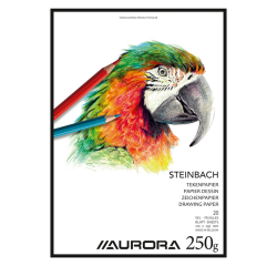 Bloc à dessin Aurora A4 20 feuilles 250g papier Steinbach
