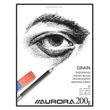 Tekenblok Aurora 27x36cm 20 vel 200 gram Grain papier