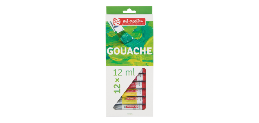 Gouache Talens Arts Creation set 12 tubes