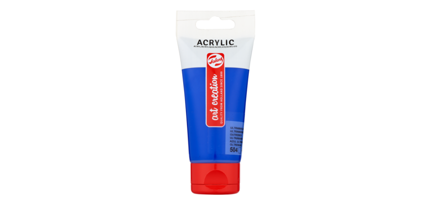 Peinture acrylique Talens Art Creation 504 Outremer tube 75ml