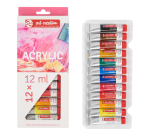 Peinture acrylique Talens Art Creation set 12 couleurs