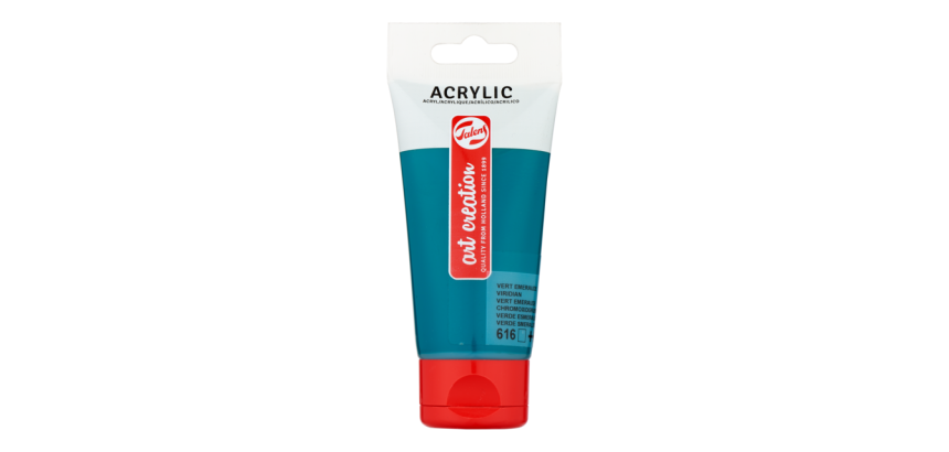 Peinture acrylique Talens Art Creation 616 Vert émeraude tube 75ml