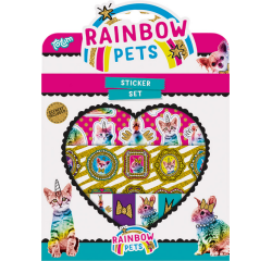 Autocollants Totum Set Rainbow Pets