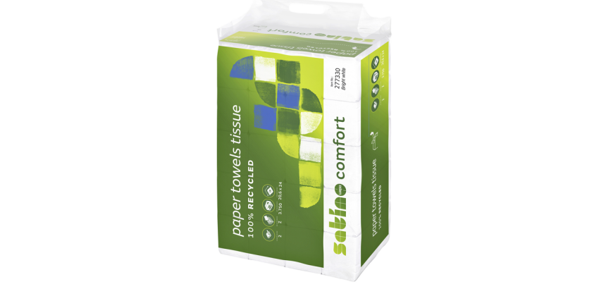 Satino PT2 Comfort Hand Towels 277330 2-ply Z-Fold 206x240mm white 25x 150 sheets