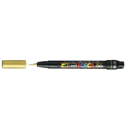 Brushverfstift Posca PCF350 1-10mm goud