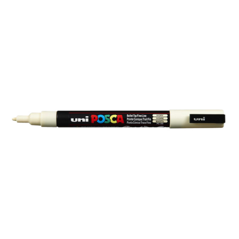 Verfstift Posca PC3M fijn ivoor