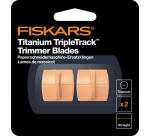 Lame de réserve Fiskars Triple Track Titanium set 2 pièces orange