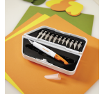 Lame de précision Fiskars Medium Duty set 12 lames blanc