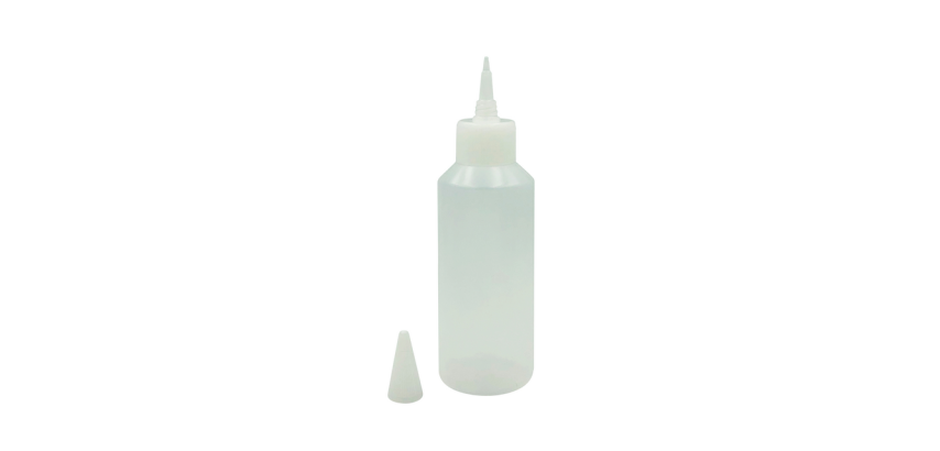 Flacon Collall 100ml met tuit transparant