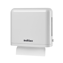 Hand towel dispenser Interfold Satino PT2, white