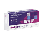Papier toilette Satino Prestige MT1 071340 3 épaisseurs 250 feuilles blanc
