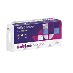 Papier toilette Satino Prestige MT1 071340 3 épaisseurs 250 feuilles blanc