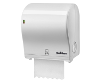Distributeur rouleau essuie-mains Satino PT1 manuel 331520 Medium blanc