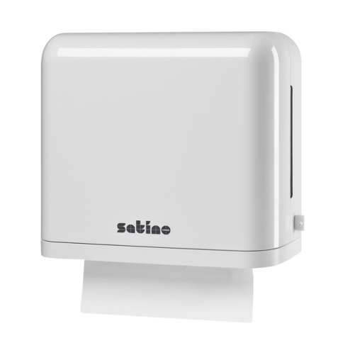 Distributeur essuie-mains Satino PT3 331020 Petit blanc