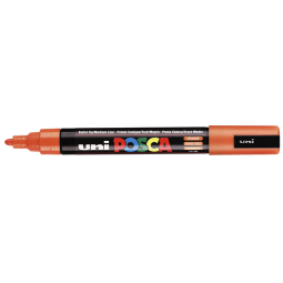 Verfstift Posca PC5M medium donkeroranje