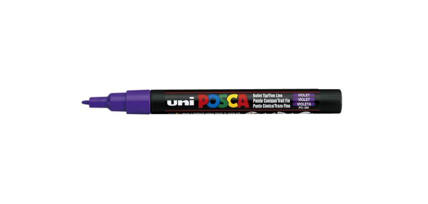 Paintmarker Uni POSCA PC3M fijn paars