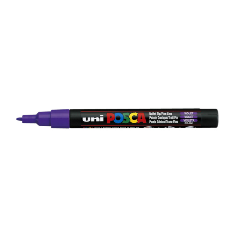 Marqueur peinture Posca PC3M Fin violet