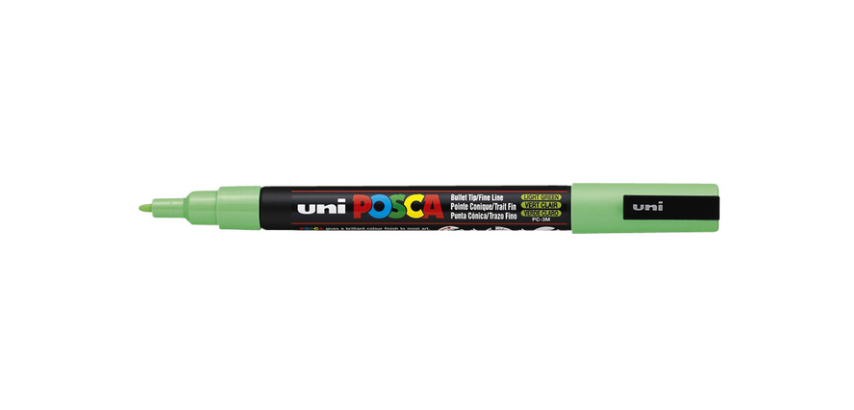 Marqueur peinture Posca PC3M Fin vert clair