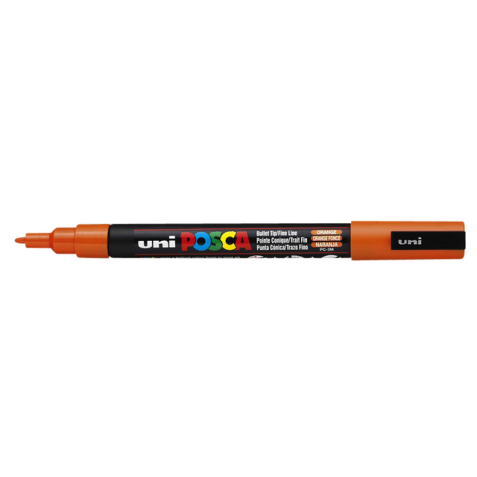 Marqueur peinture Posca PC3M Fin orange foncé