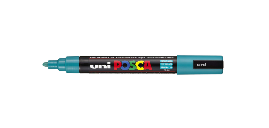 Paintmarker Uni POSCA PC5M medium smaragdgroen