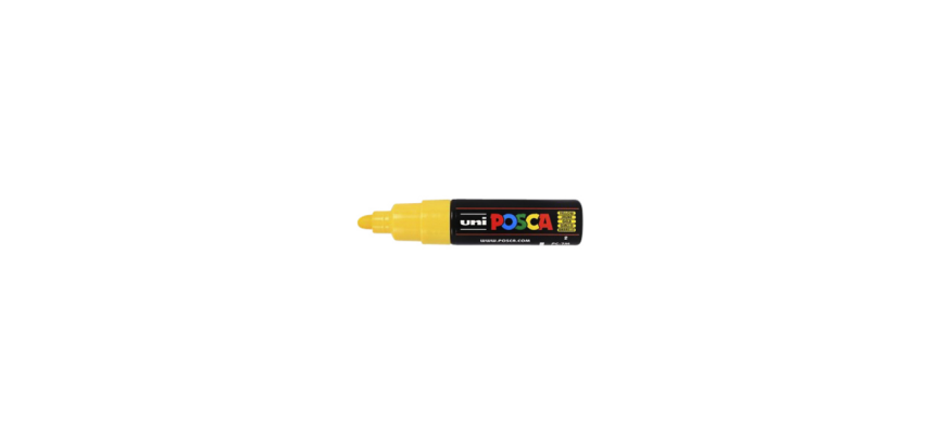 Marqueur peinture Posca PC7M Large jaune