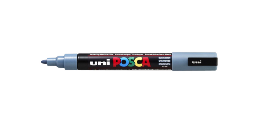 Posca Malstift PC5M Mittel Schiefergrau