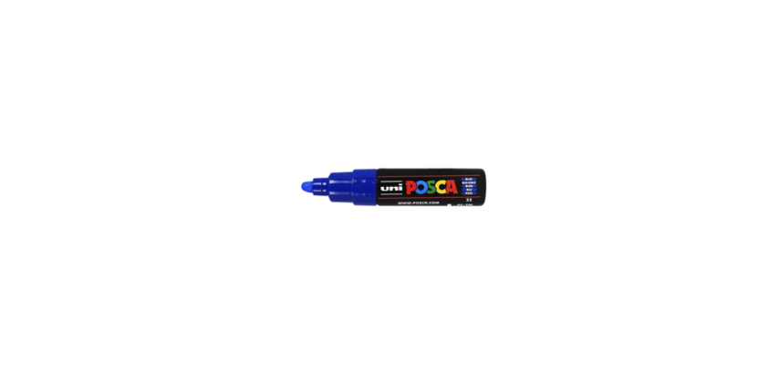 Marqueur peinture Posca PC7M Large bleu foncé