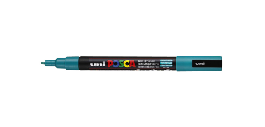 Posca Farbmarker PC3M Fein smaragdgrün