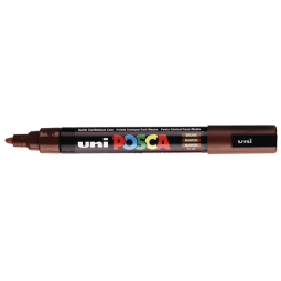 Verfstift Posca PC5M medium bruin