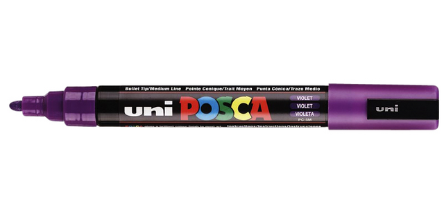 Marqueur peinture Posca PC5M Medium violet