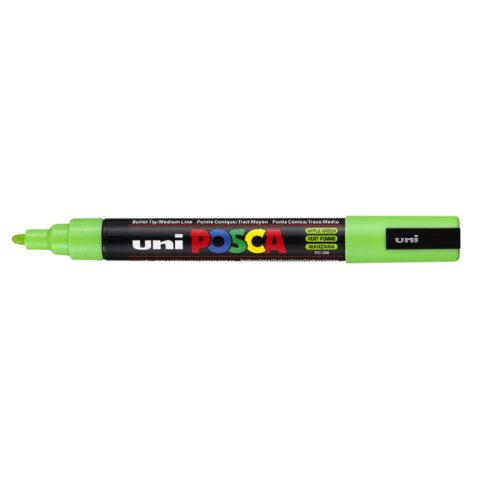 Verfstift Posca PC5M medium appelgroen