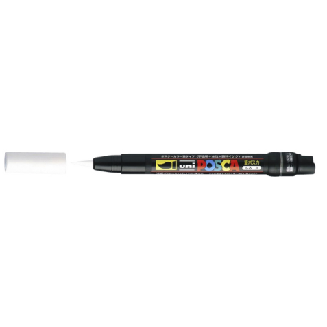 Brushverfstift Posca PCF350 1-10mm wit