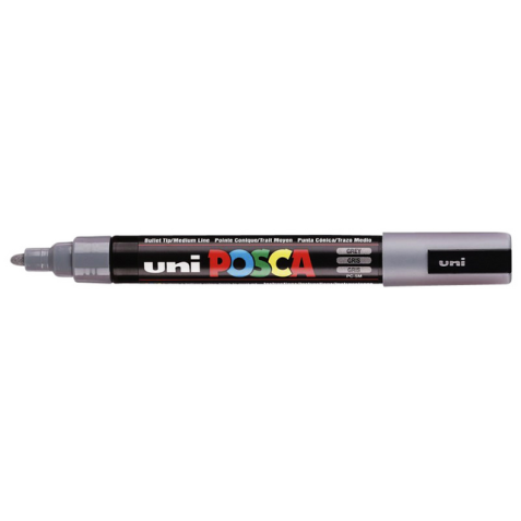 Verfstift Posca PC5M medium grijs