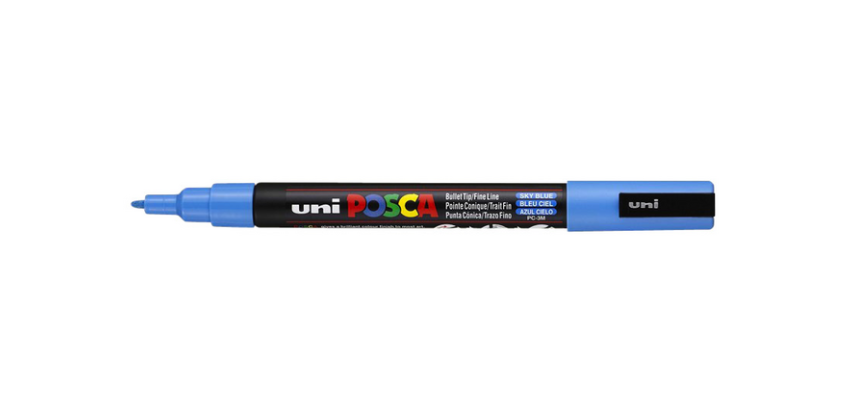 Posca Marker PC3M Fein Himmelblau