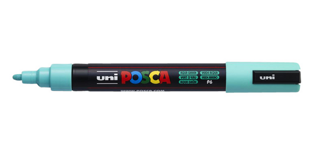 Paintmarker Uni POSCA PC5M medium aquagroen