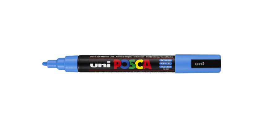 Uni Posca Paint Marker PC5M Medium Sky Blue