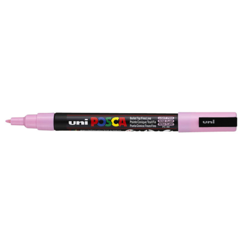 Marqueur peinture Posca PC3M Fin rose clair