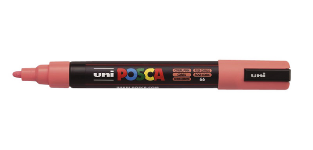 Marqueur peinture Posca PC5M Medium corail