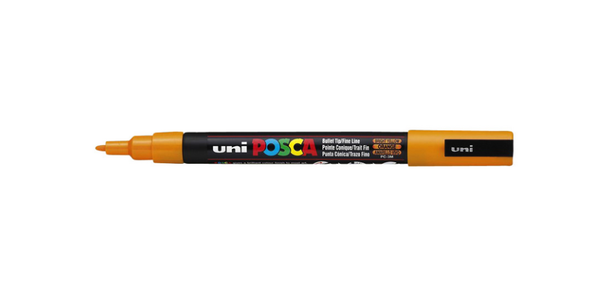 Paintmarker Uni POSCA PC3M fijn oranje