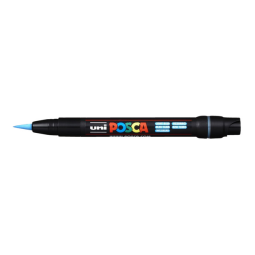 Brushverfstift Posca PCF350 1-10mm lichtblauw