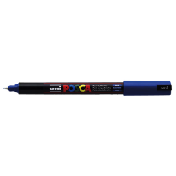 Verfstift Posca PC1MR extra fijn donkerblauw