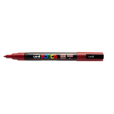Dark Red Fine Posca Paint Marker PC3M