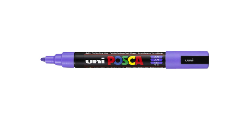 Marqueur peinture Posca PC5M Medium lilas
