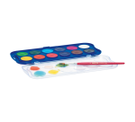 Gouache Giotto Acquerelli 30mm boîte 12 couleurs avec pinceau