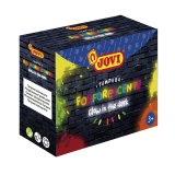 Plakkaatverf Jovi glow in the dark 35ml assorti set à 4 stuks